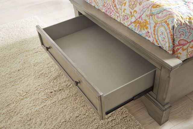 Signature Design by Ashley® Lettner Light Gray Full Sleigh Youth Bed 3