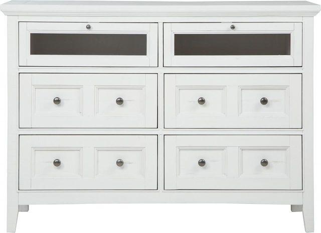 Heron Cove Chalk White Small Drawer Nightstand From Magnussen Home