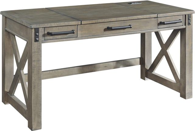 Signature Design by Ashley® Aldwin Gray Office Lift Top Desk-0