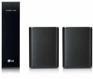 LG 2.0 Channel Black Wireless Rear Speaker Kit