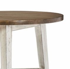Durham Furniture Escarpment Solid Accents Desert Sand/Stone Dust Side Table 1