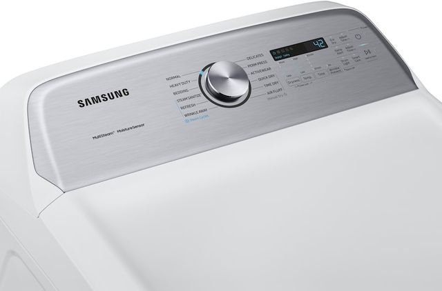 CLOSEOUT Samsung 7.4 Cu. Ft. White Front Load Electric Dryer-3