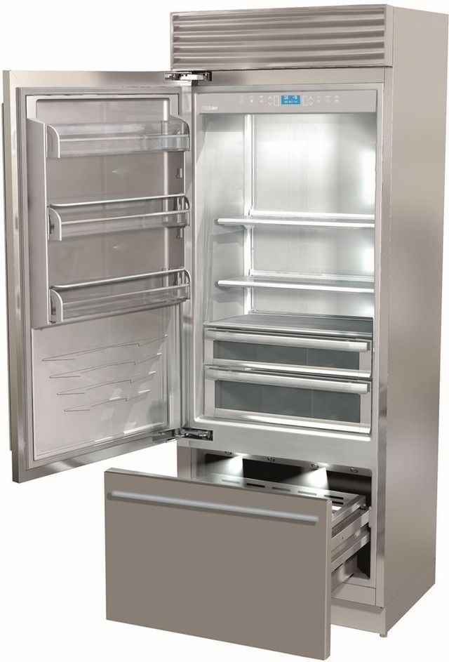 Fhiaba X-Pro Series 15.5 Cu. Ft. Panel Ready Bottom Freezer Refrigerator