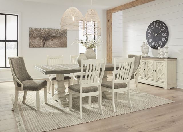 Signature Design by Ashley® Bolanburg 5-Piece Antique White Dining Room Set-3
