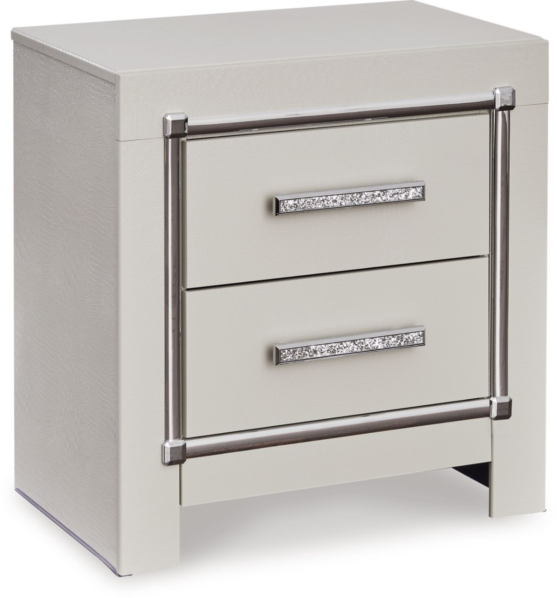 Signature Design By Ashley® Zyniden Silver Nightstand | Old McDonald's ...