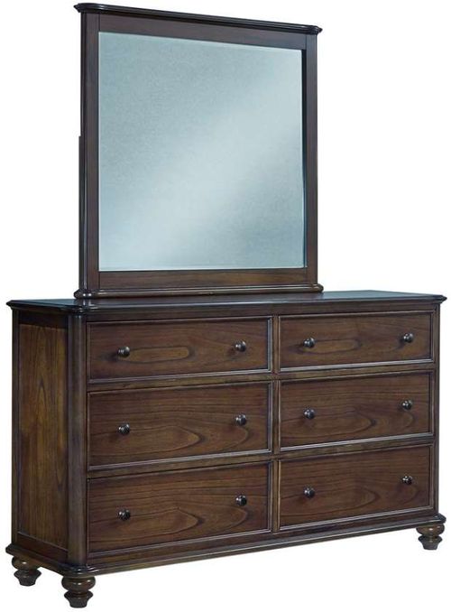 Progressive® Furniture Pearson 2-Piece Aged Oak Dresser and Mirror Set