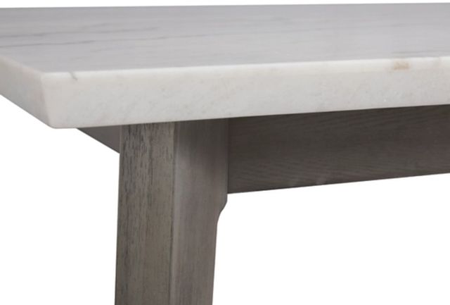 Ashley® Ronstyne Grayish Brown/White Counter Height Dining Table 4