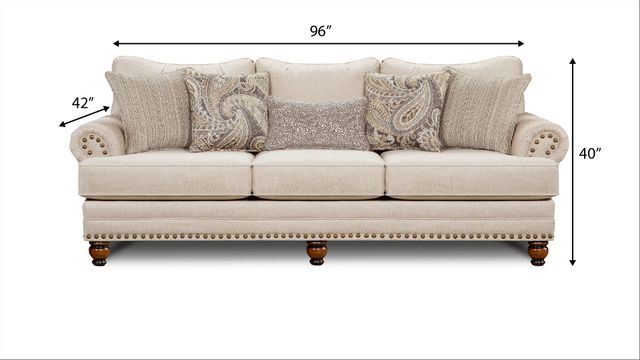 Fusion Furniture Carys Doe Sofa-2