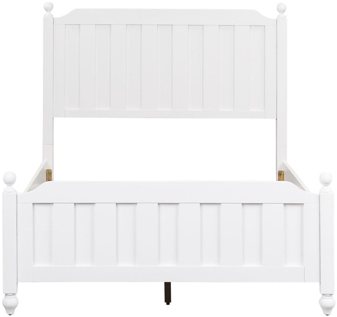 Liberty Furniture Cottage View White Youth Full Panel Headboard & Footboard