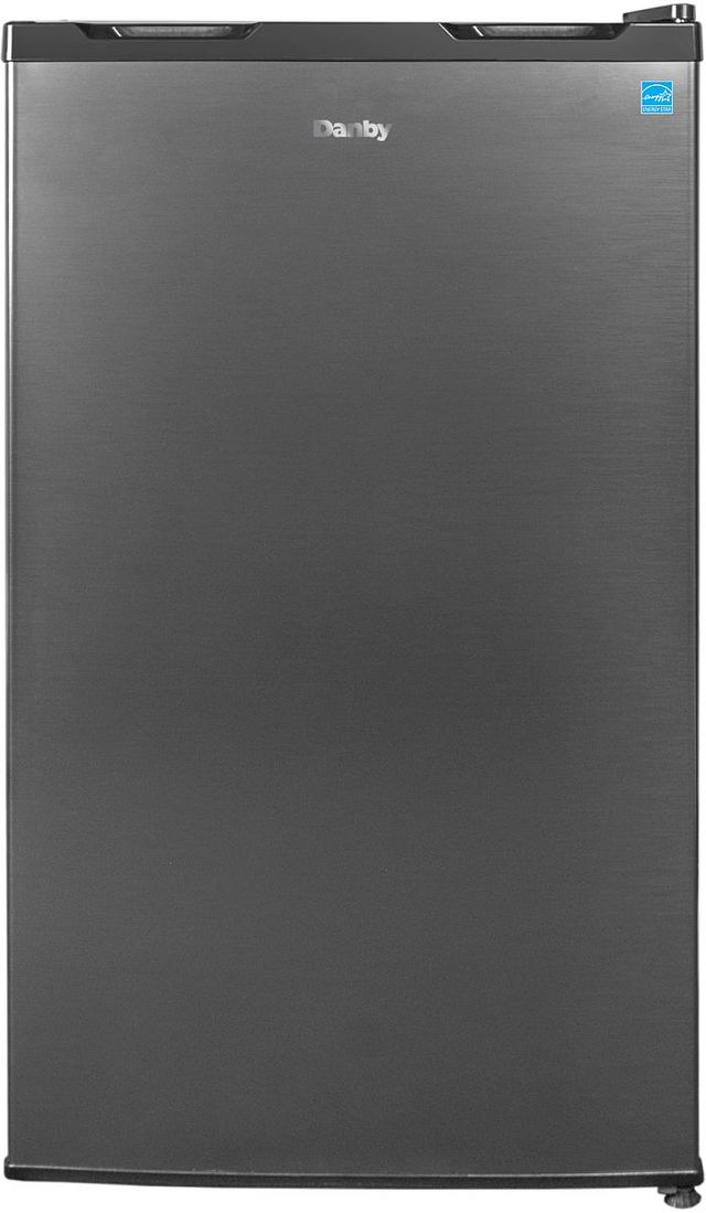Danby® Designer 3.1 Cu. Ft. Black Stainless Steel Compact Refrigerator 