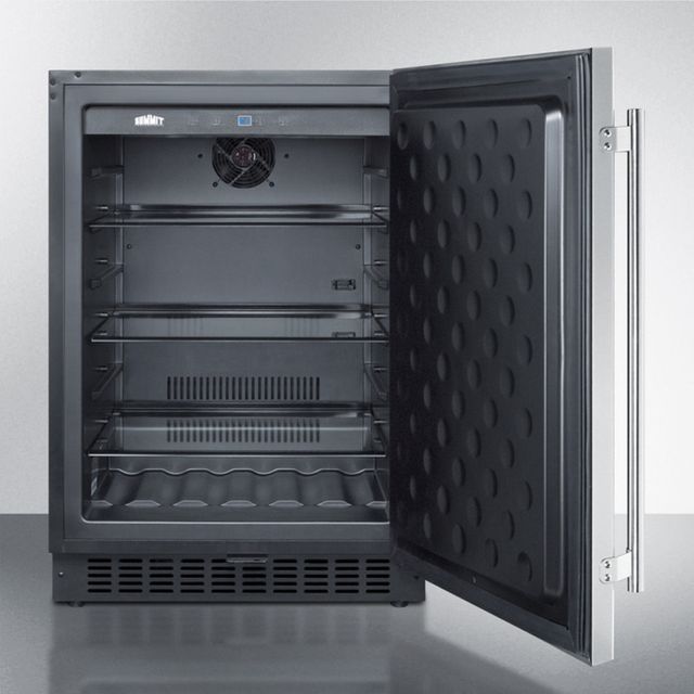 Summit® 4.6 Cu. Ft. Stainless Steel Outdoor Refrigerator-2
