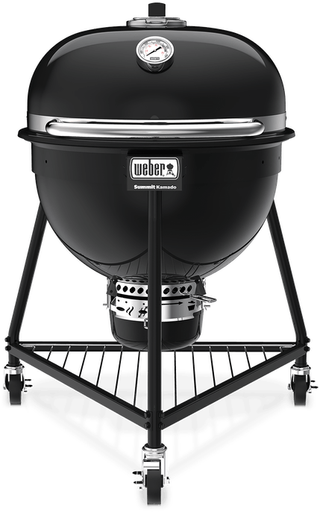 Weber® Summit® Black Kamado E6 24" Charcoal Portable Grill