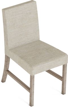 Flexsteel® Chevron Light Oak/Stone Gray Upholstered Dining Chair