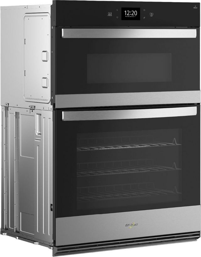 Whirlpool® 30" Stainless Steel Oven/Micro Combo Electric Wall Oven