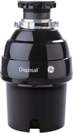 GE® 0.75 HP Black Continuous Feed Garbage Disposer