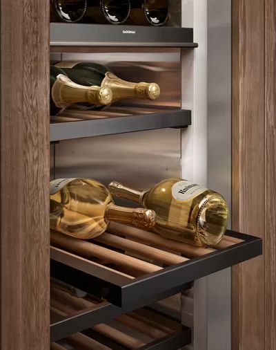 Gaggenau 400 Series 18" Fully Integrated with Glass Door Wine Cooler -2