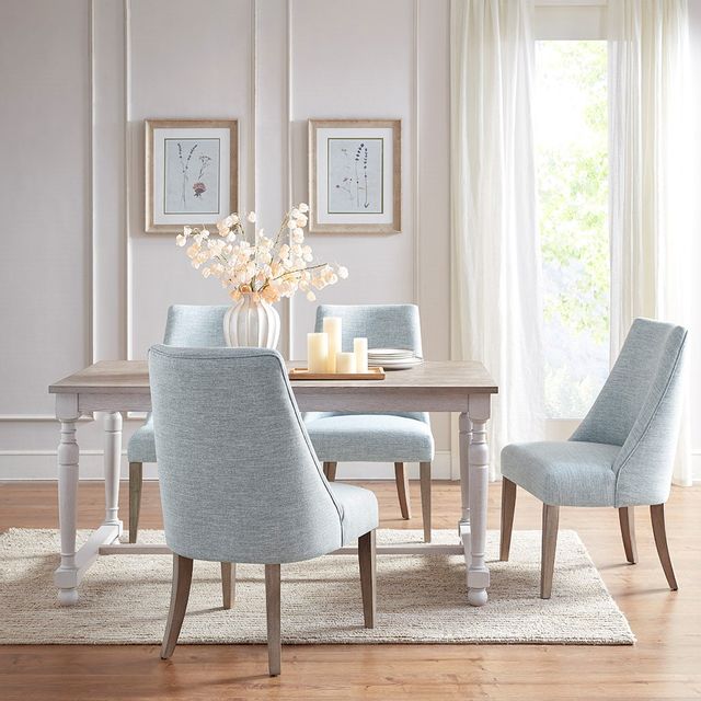 Olliix by Martha Stewart Beige Set of 2 Holls Dining Chairs