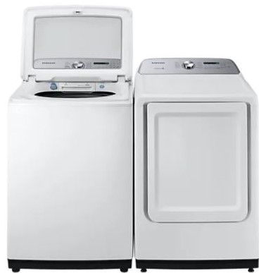 Samsung 7.4 Cu. Ft. White Front Load Electric Dryer | Kondola's ...