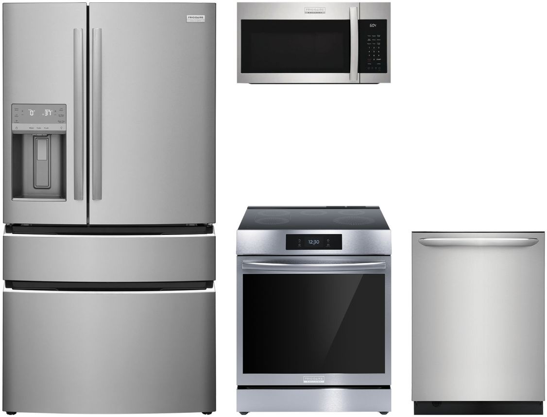 Frigidaire Gallery 4 Piece Stainless Steel Kitchen Package Appliances   C822ce3f 92c1 4f35 9dee B833e8feafc0 