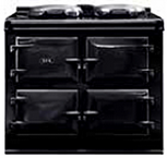 AGA 39" 3-Oven Total Control Electric Cooker-Black