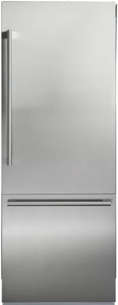 Blomberg® 16.4 Cu. Ft. Stainless Steel Built In Bottom Freezer Refrigerator