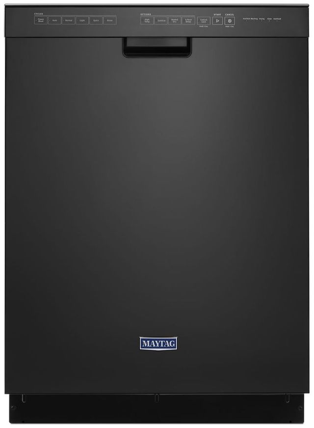 Maytag® 24" Black Built In Dishwasher