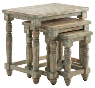 Crestview Bengal Manor Gray Nested Tables
