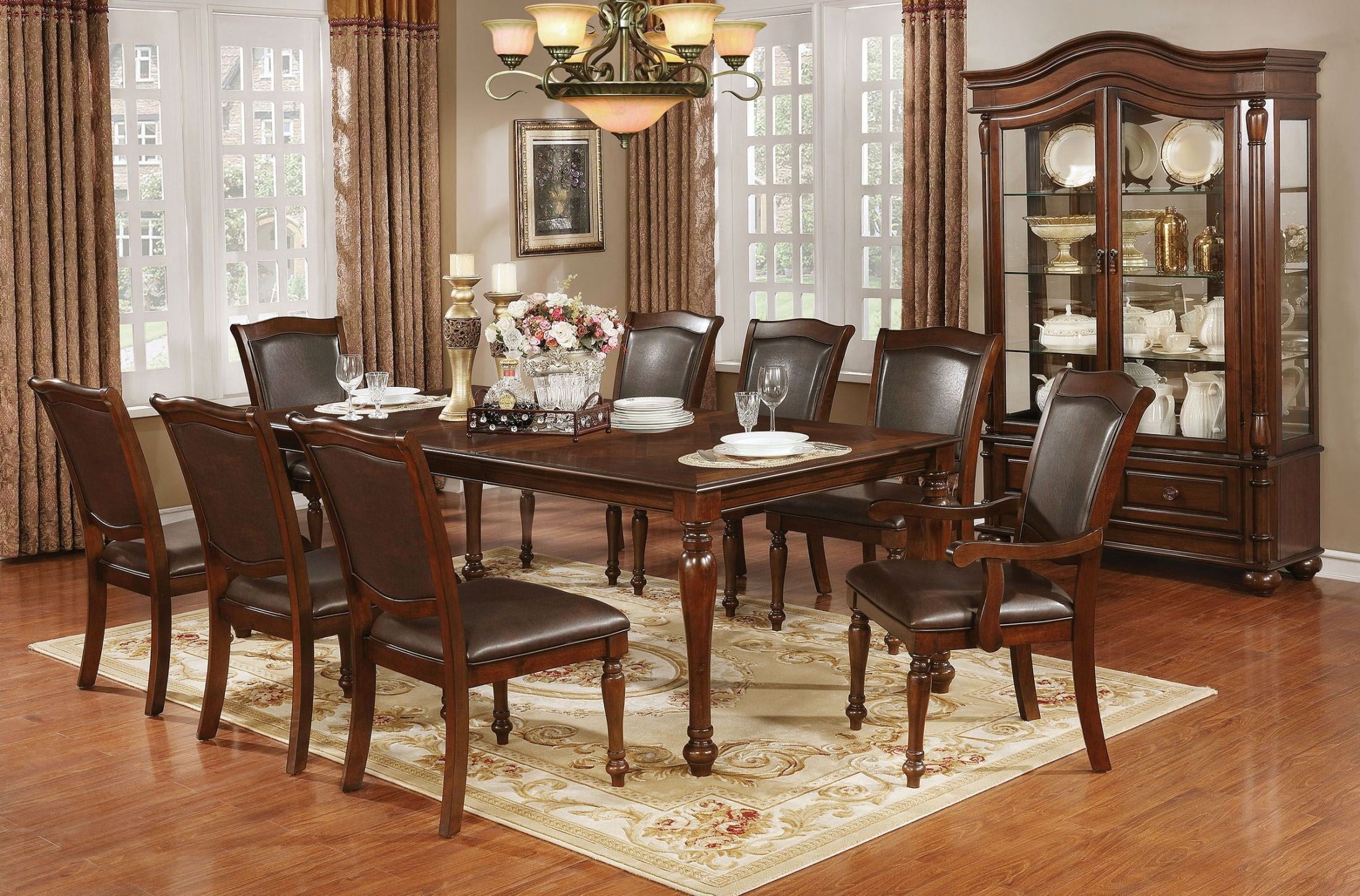 Cherrywood best sale dining table