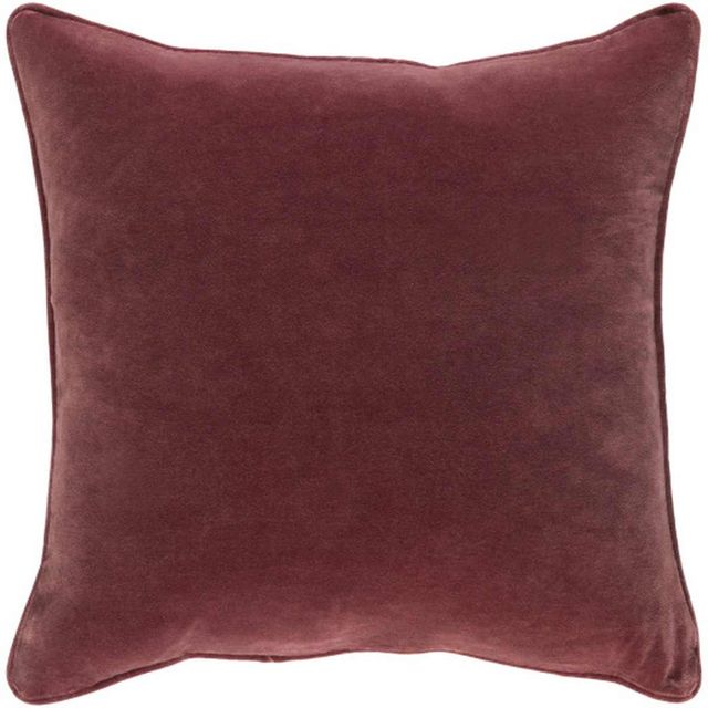 Surya Safflower Garnet 18"x18" Pillow Shell with Polyester Insert-0