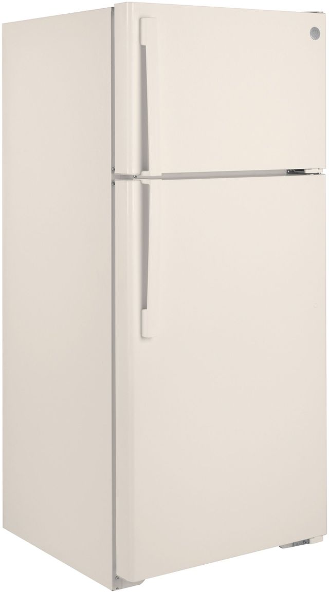 GE® 16.6 Cu. Ft. Bisque Top Freezer Refrigerator 3