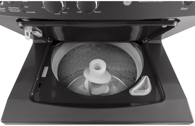 GE® Unitized Spacemaker® 3.8 Cu. Ft. Washer, 5.9 Cu. Ft. White On White Gas Dryer 8