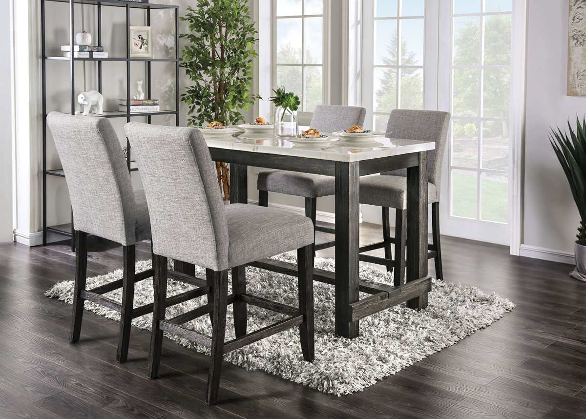 Gray counter height online chairs