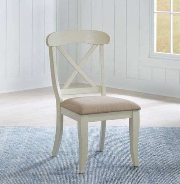 Liberty Ocean Isle Antique White Side Chair 7