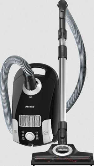 Miele Compact C1 Obsidian Black Cannister Vacuum - COMPACT C1 TURBO TEAM