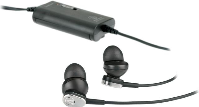 Audio-Technica® QuietPoint® Black Active Noise-Cancelling In-Ear Headphones 3