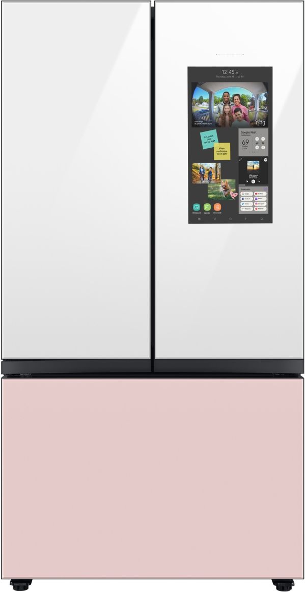 Samsung Bespoke 18" White Glass French Door Refrigerator Top Panel 8