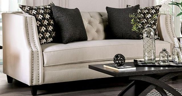 Furniture of America® Aniyah Beige Sofa 0