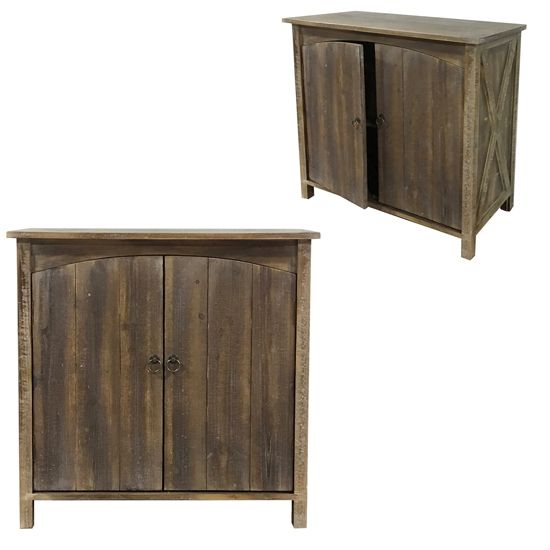 Crestview Collection Element Antique Wood Cabinet-1