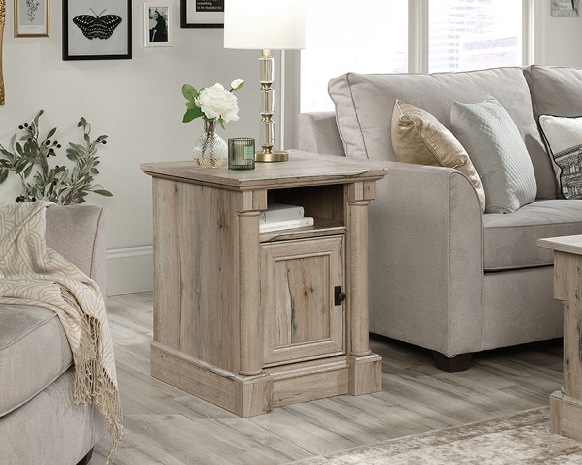 sauder palladia side table