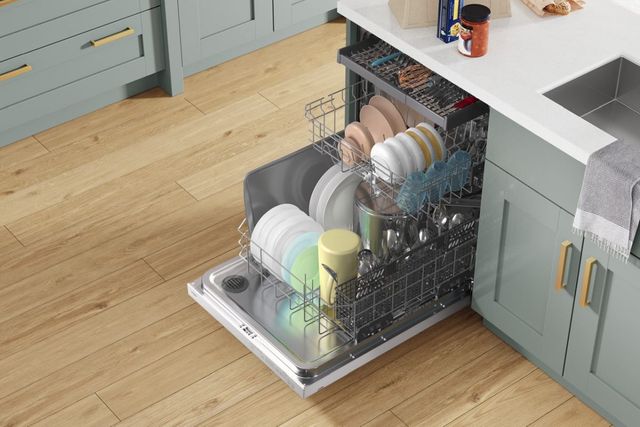 Whirlpool® 24" White Top Control Built In Dishwasher 7