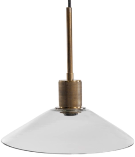 Signature Design by Ashley® Chaness Brass/Clear Pendant Light-1