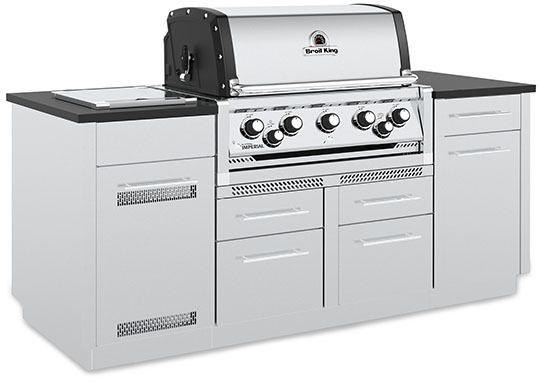 Broil King® Imperial™ S 590i 80" Stainless Steel Built-In Grill 2