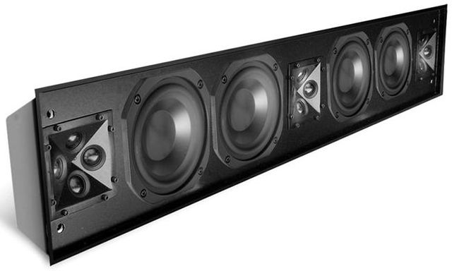 James LoudSystem® 5.25" White 2-Way Shallow Depth In-Wall Soundbar