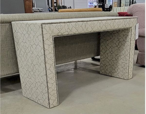 HB Designs  Upholstered Console Table