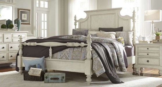 Liberty High Country 4-Piece Antique White Bedroom Set