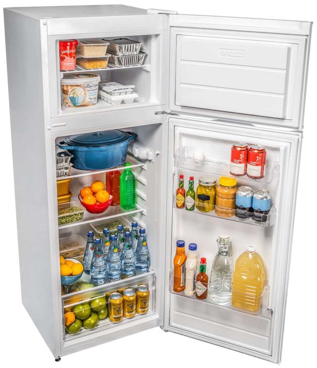Danby® 7.4 Cu. Ft. White Counter Depth Top Freezer Refrigerator 28