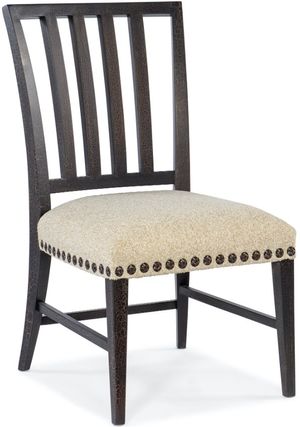 Hooker® Furniture Big 2-Piece Sky Charred Timber/Saxony Porcelain Dining Side Chair Set