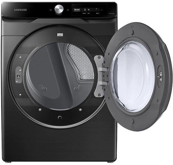 Samsung 7.5 Cu. Ft. Brushed Black Gas Dryer-1