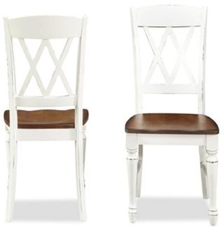 homestyles® Monarch 2-Piece Off-White Chairs