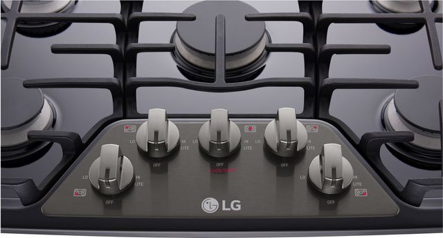 LG 30” Black Stainless Steel Gas Cooktop-2